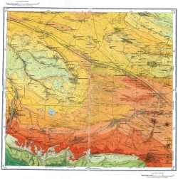 L-38-XXXI. Государственная геологическая карта СССР. Серия Кавказская