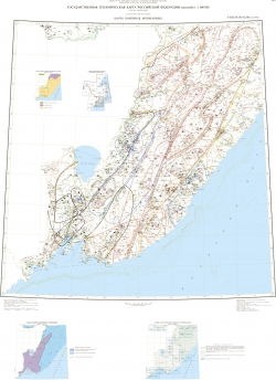 L-(52),53; (K-52,53) (оз.Ханка). Государственная геологическая карта Российской Федерации. Третье поколение. Дальневосточная серия. Карта полезных ископаемых