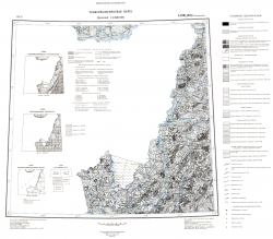 L-(52),(53) (Пограничный). Геологическая карта СССР (новая серия). Геоморфологическая карта