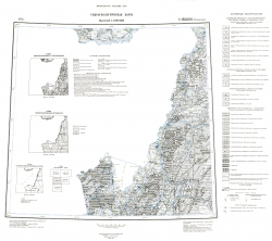 L-(52),(53) (Пограничный). Геологическая карта СССР (новая серия). Гидрогеологическая карта