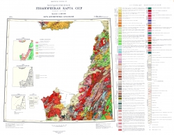 L-(52),(53) (Пограничный). Геологическая карта СССР (новая серия). Карта дочетвертичных образований