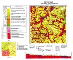 M-35-XXIV (Сквира). Геологическая карта и карта полезных ископаемых дочетвертичных отложений. Серия Центральноукраинская