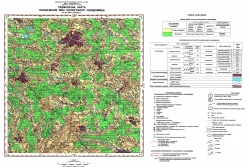 M-35-XXIX (Винница). Схематическая карта техногенных изменений геологической среды четвертичных образований. Серия Центральноукраинская