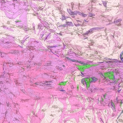 M-35-XXXVI (Гайворон). Карта поверхности домезозойского фундамента. Серия Центральноукраинская