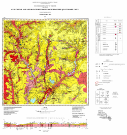 M-36-XXXIV (Желтые воды). Геологическая карта и карта полезных ископаемых дочетвертичных образований. Центральноукраинская серия