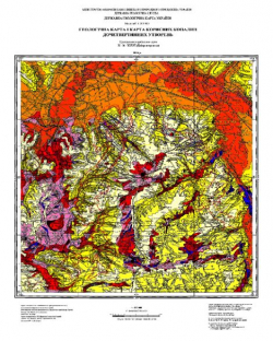 M-36-XXXVI (Днепропетровск). Геологическая карта и карта полезных ископаемых дочетвертичных образований. Центральноукраинская серия