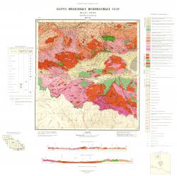 M-47-VI. Карта полезных ископаемых СССР. Серия Восточно-Саянская.