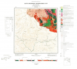 M-48-XIII. Карта полезных ископаемых СССР. Серия Западно-Забайкальская