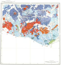 M-50-XXII. Геологическая карта Российской Федерации. Карта полезных ископаемых. Приаргунская серия
