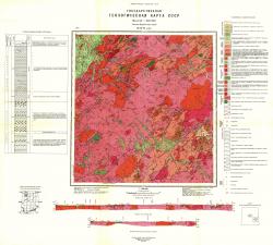 M-52-VI (р. Иса). Государственная геологическая карта СССР. Хингано-Буреинская серия