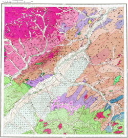 M-53-IX. Геологическая карта СССР. Геологическая карта и карта полезных ископаемых. Хингано-Буреинская серия