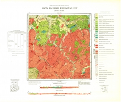M-53-XIX. Карта полезных ископаемых СССР. Серия Хингано-Буреинская