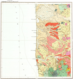 M-57-I. Геологическая карта и карта полезных ископаемых. Западно-Камчатская серия
