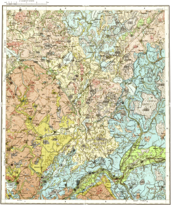 N-36-I. Карта четвертичных отложений и полезных ископаемых СССР. Серия Белорусская