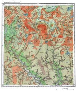 N-36-XVI. Геологическая карта СССР. Карта четвертичных отложений. Московская серия