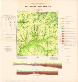 N-36-XXXVI. Карта полезных ископаемых СССР. Серия Брянско-Воронежская.