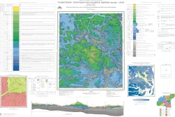 N-37-II (Москва). Государственная геологическая карта Российской Федерации. Геологическая карта и карта полезных ископаемых дочетвертичных образований