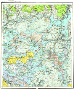 N-37-IV (Шатура). Геологическая карта СССР. Геологическая карта и карта полезных ископаемых дочетвертичных отложений. Московская серия