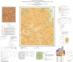 N-38-XXIV (Барыш). Государственная геологическая карта Российской Федерации. Издание второе. Карта полезных ископаемых, закономерностей их размещения дочетвертичных образований. Средневолжская серия