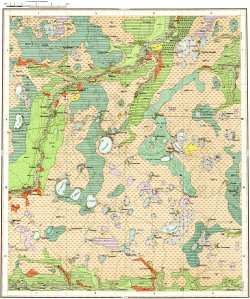 N-41-III. Геологическая карта СССР. Геологическая карта и карта полезных ископаемых четвертичных образований. Зауральская серия