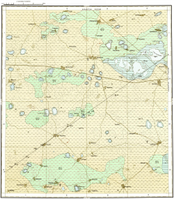 N-43-XXIII. Геологическая карта СССР. Геологическая карта и карта полезных ископаемых четвертичных образований. Западно-Сибирская серия