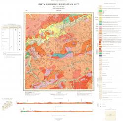 N-50-XIX. Карта полезных ископаемых СССР. Олёкмо-Витимская серия.