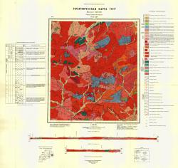 N-51-XIV. Геологическая карта СССР. Серия Олёкмо-Витимская