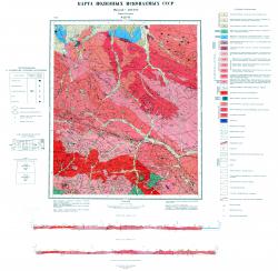 N-52-VI. Карта полезных ископаемых СССР. Серия Становая.