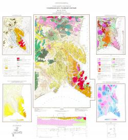 N-57-XXII,XXVIII,XXIX (соп. Жупановская). Государственная геологическая карта Российской Федерации. Восточно-Камчатская серия. 