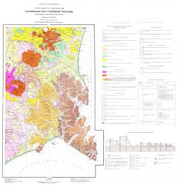 N-57-XXII,XXVIII,XXIX (соп. Жупановская). Государственная геологическая карта Российской Федерации. Восточно-Камчатская серия. Эколого-геологическая карта