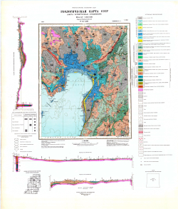O-35-XIII. Геологическая карта СССР. Карта четвертичных отложений. Прибалтийская серия