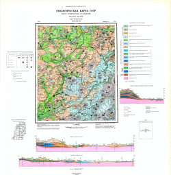 O-35-XXVII. Геологическая карта СССР. Карта четвертичных отложений. Прибалтийская серия