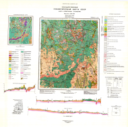 O-35-XXXI (Бауска). Государственная геологическая карта СССР. Карта четвертичных отложений. Прибалтийская серия