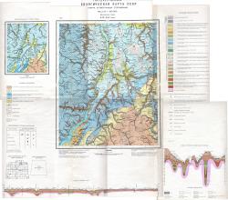 O-37-XXI (Углич). Государственная геологическая карта СССР. Карта четвертичных отложений. Московская серия