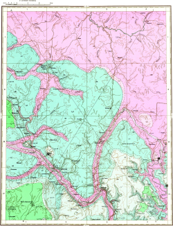 O-38-IX. Геологическая карта СССР. Геологическая карта и карта полезныхископаемых дочетвертичных образований. Мезенская серия