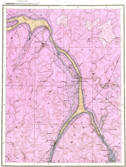 O-38-VI. Геологическая карта СССР. Геологическая карта дочетвертичных образований. Мезенская серия