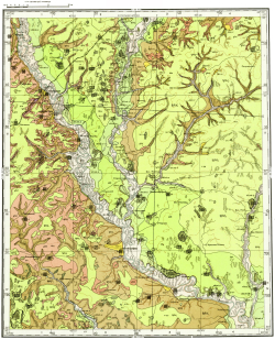 O-38-XXVIII. Геологическая карта СССР. Карта четвертичных образований. Средневолжская серия