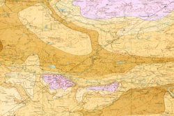O-38-XXXI. Геологическая карта СССР. Геологическая карта четвертичных и дочетвертичных образований и полезных ископаемых. Мезенская серия