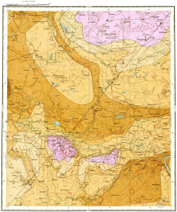 O-38-XXXI. Геологическая карта СССР. Геологическая карта четвертичных и дочетвертичных образований и полезных ископаемых. Мезенская серия