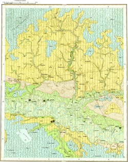 O-43-XIX. Геологическая карта СССР. Карта четвертичных образований. Ишимская серия