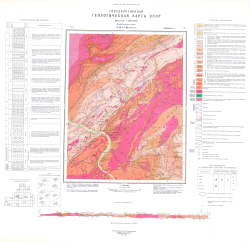 O-49-XVIII (Колотовка). Государственная геологическая карта СССР. Бодайбинская серия