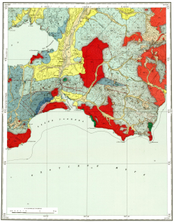 O-56-IX. Геологическая карта СССР. Геологическая карта и карта полезных ископаемых дочетвертичных образований. Магаданская серия