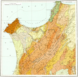 O-57-XIX,XX. Геологическая карта СССР. Западно-Камчатская серия