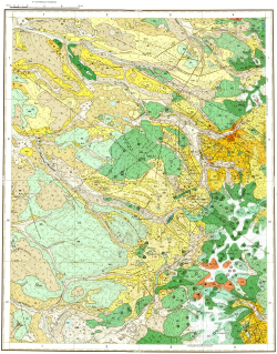 O-57-XVII. Геологическая карта СССР. Геологическая карта и карта полезных ископаемых дочетвертичных образований. Западно-Камчатская серия