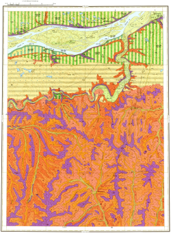 P-52-XXVII. Геологическая карта СССР. Карта четвертичных образований. Амгинская серия