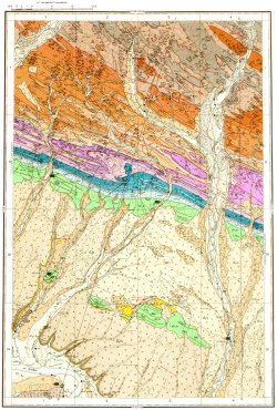 P-53-II. Геологическая карта СССР. Нижневилюйская серия