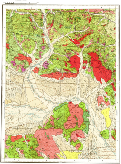P-55-XXXIV. Геологическая карта СССР. Геологическая карта и карта полезных ископаемых дочетвертичных образований. Магаданская серия