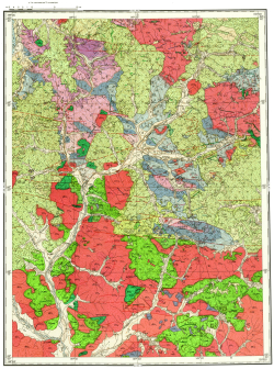 P-55-XXXVI. Геологическая карта СССР. Геологическая карта и карта полезных ископаемых дочетвертичных образований. Магаданская серия