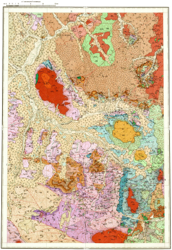 P-57-IX. Геологическая карта СССР. Геологическая карта и карта полезных ископаемых дочетвертичных образований. Омолонская серия