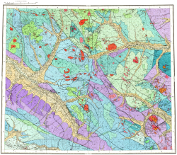 P-57-XI,XII. Геологическая карта СССР. Олойская серия